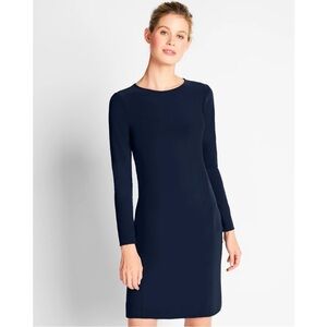 NWT‎ Of Mercer Morgan Long Sleeve Dress in Navy Blue 2